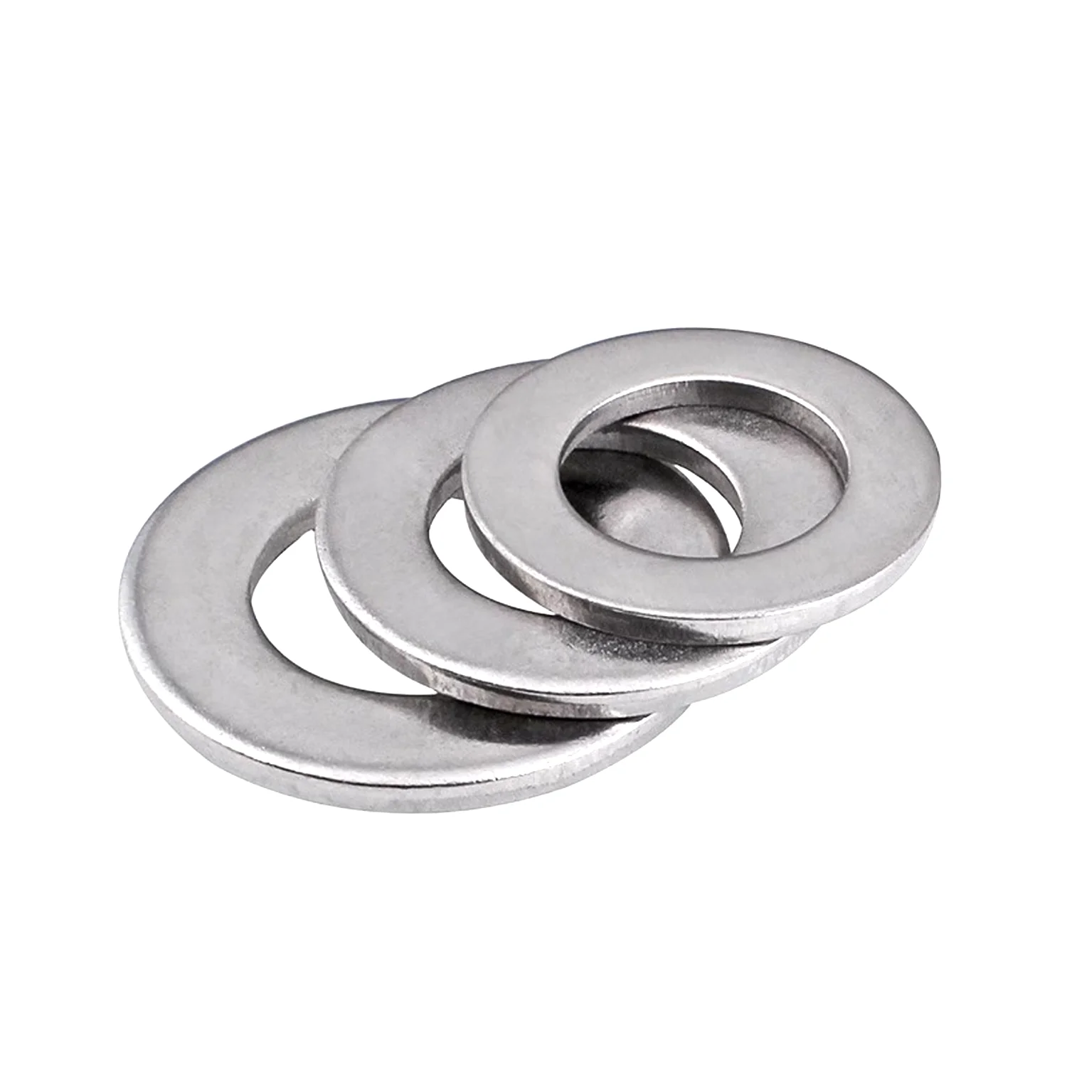 304 Stainless Steel M1.6 M2 M3 M5 M6 M8~ M30 Gasket Ultra-thin Metal Screw Flat Washer Standard Increase Thickened Meson Washer