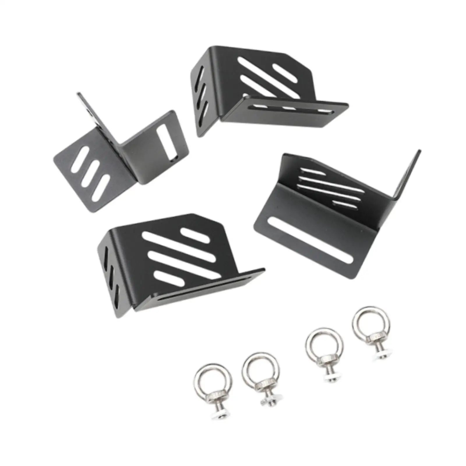 

Комплект быстросъемных стальных угловых кронштейнов для установки автомобильной платформы на крыше для семейных путешествий