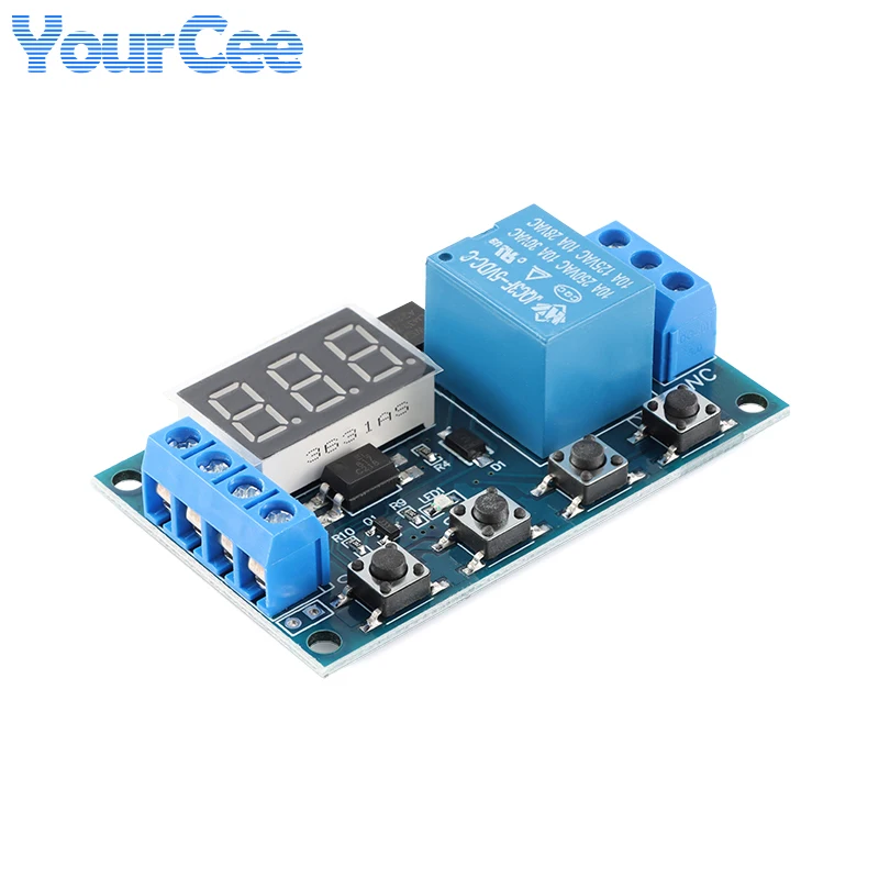 1 Channel Way Relay Module Trigger Time Delay Circuit Cycle Open Intelligent Remote Serial Control Relay Board Type-C USB 6-30V