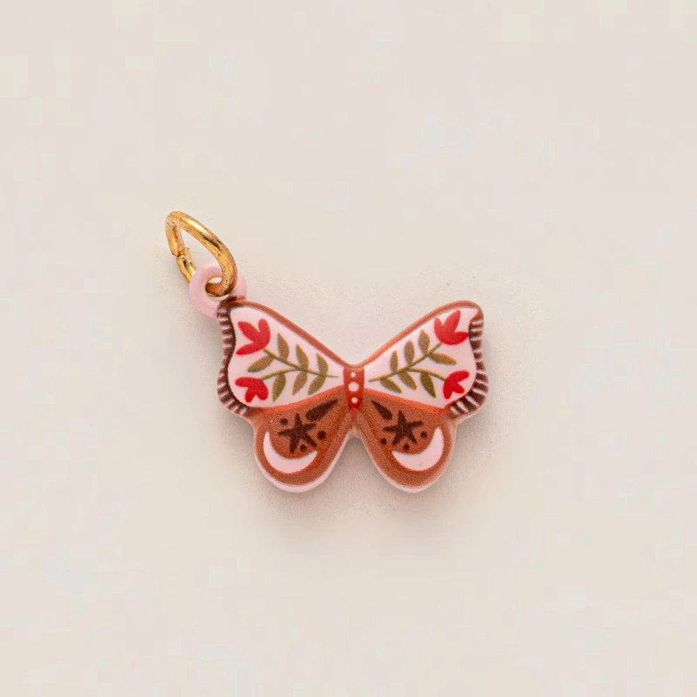 Neue einfache und beliebte Tropfölfarbe Serie Kürbis Liebe Gras Vogel DIY Anhänger Charms Schmuckherstellung – Detail 4