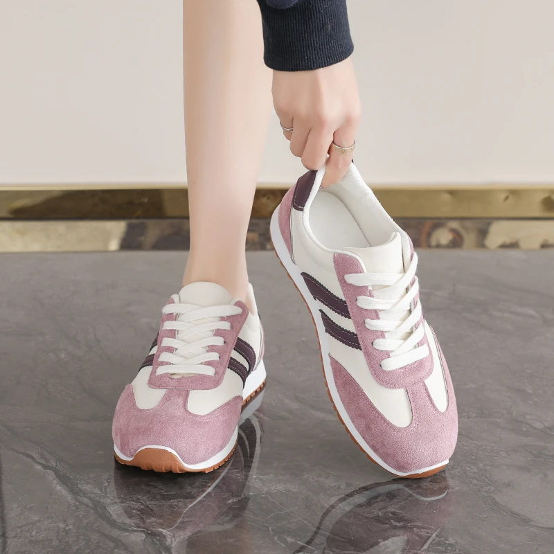 Dexun أحذية النساء 2025 جديد الخريف الرجعية خفيفة الوزن المتخصصة أحذية منصة أحذية رياضية كاجوال