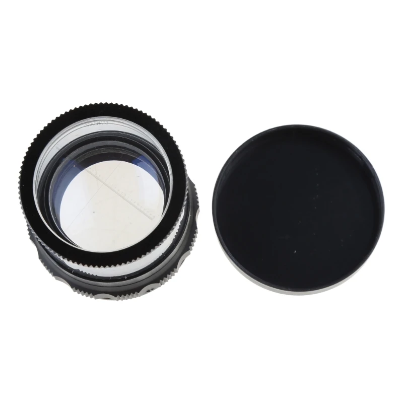 Lupa microscopio mano 10X, lupa joyero escritorio ABS, lupa escala portátil para reparación telas