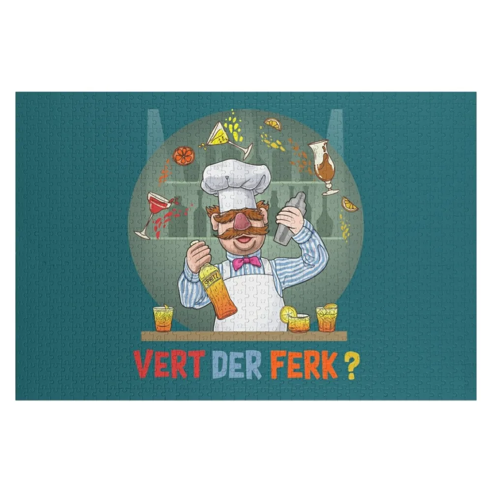 

Vert Der Ferk Chef Swedish Barman Cocktails Jigsaw Puzzle Photo Anime Wooden Adults Wooden Name Custom Personalized Puzzle