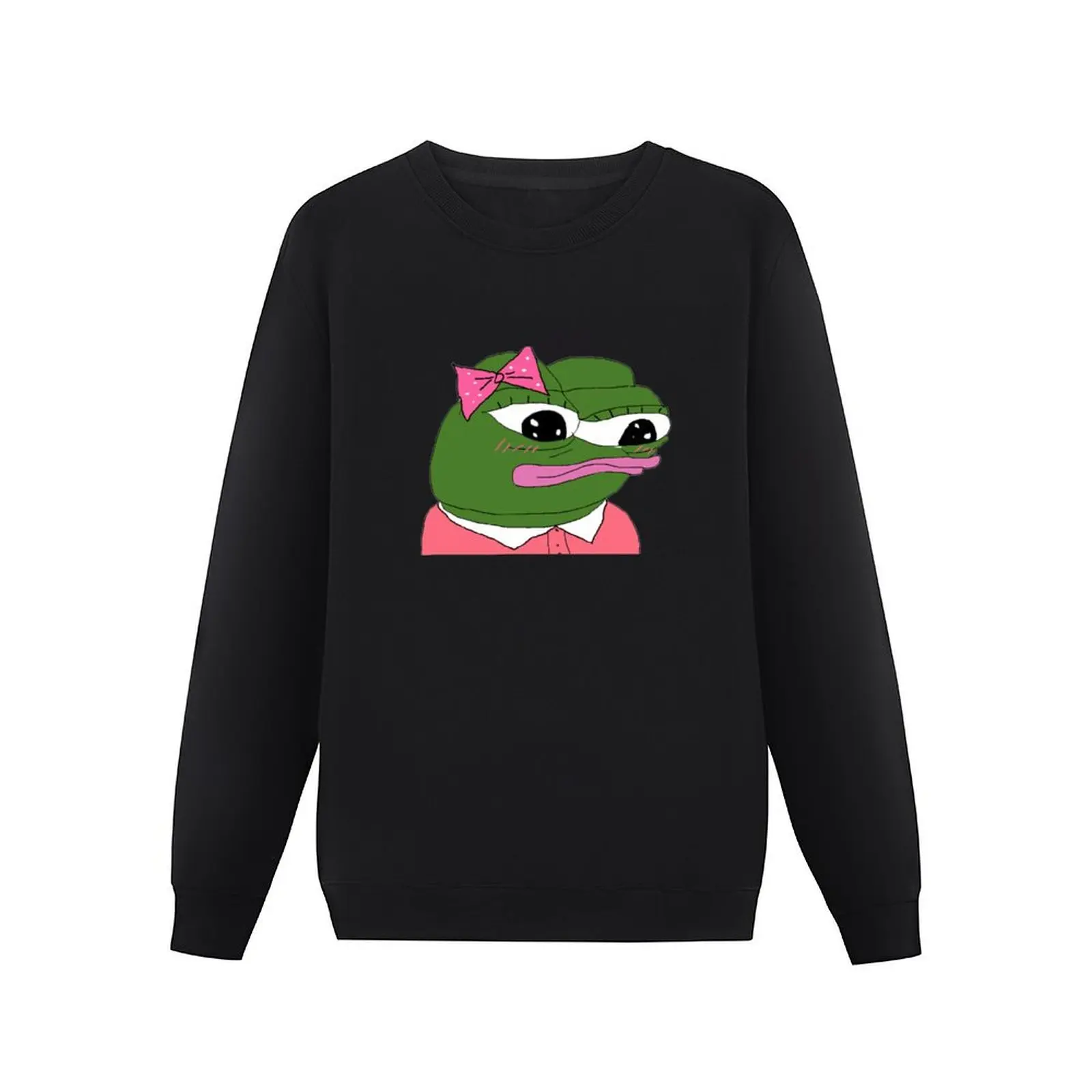 Girl Pepe Pullover Hoodie men's sweat-shirt set autumn clothes anime clothes fashion men sweatshirt male