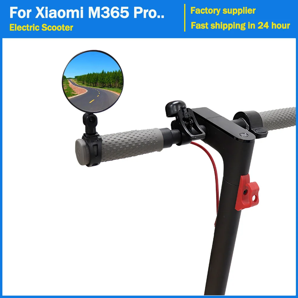 Rearview Mirror Reflector Adjustable Rotatable Handlebar for Xiaomi 3 M365 Pro Ninebot G30 Electric Scooter Mirrors Rear View