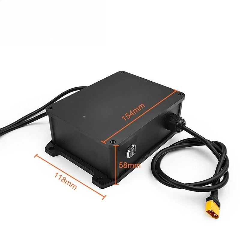 24V700W dual-drive brushless wheel motor 8-inch wheels wireless remote control camper modification