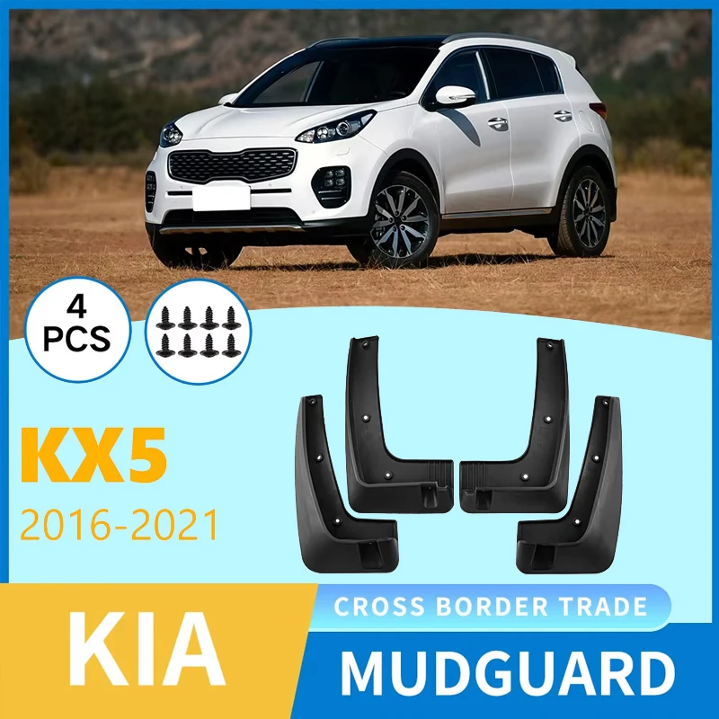 

Mud Flaps for KX5 Kia Sportage 2016-2021 2017 2018 2019 2020 Splash Guards Fender MudFlaps Front Rear Mudguards Car Accessories