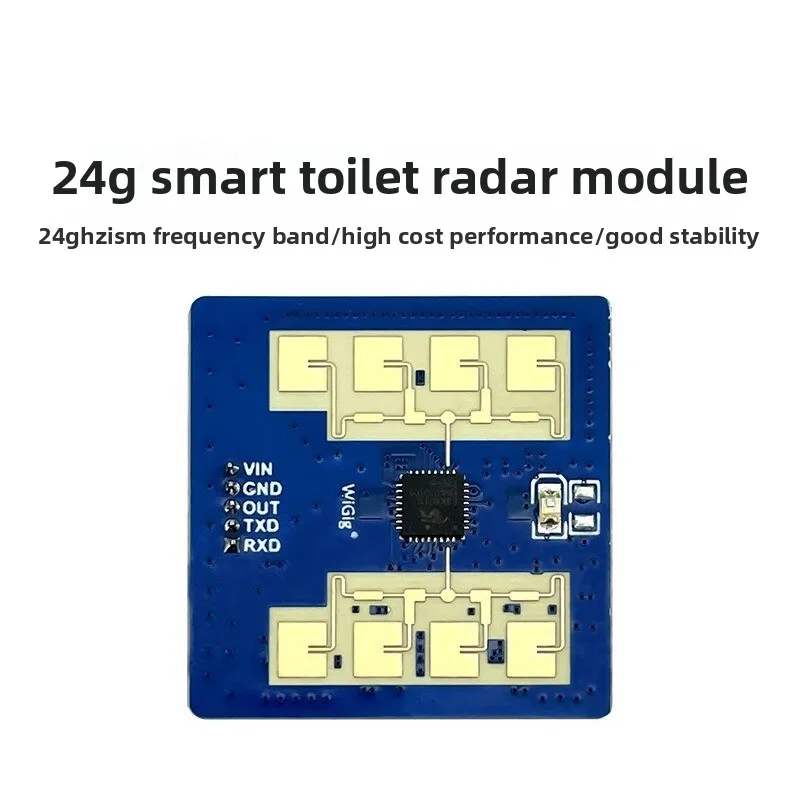 Radar Induction Module LD2411 Bathroom Smart Toilet Gesture Recognition Automatic Switch Human Transmission equipment and cables