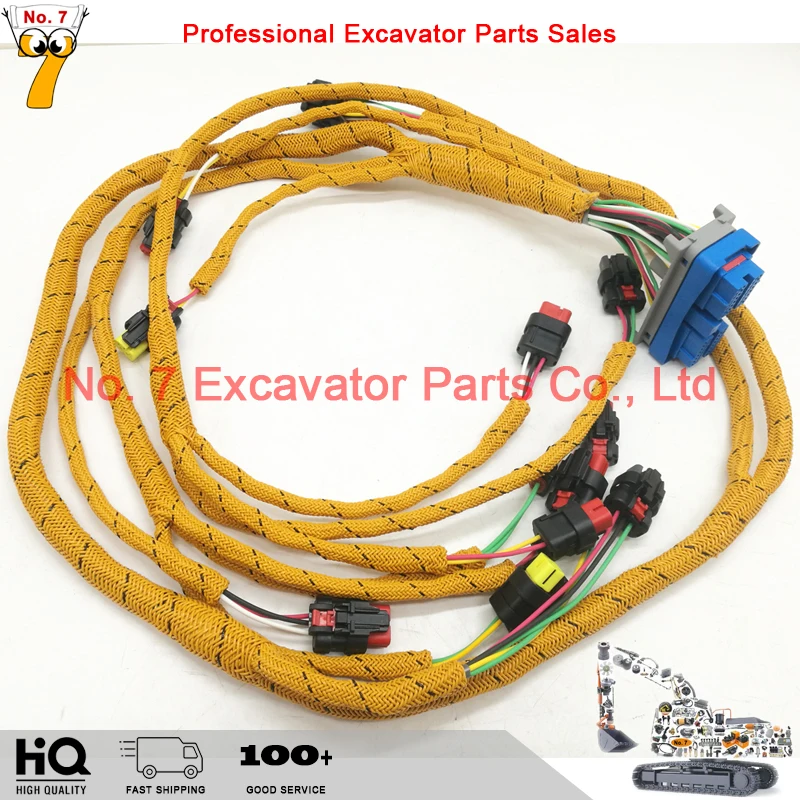 296-4617 2964617 520-7000 High Quality New C6.4 Engine Wiring Harness For Caterpillar Trunk Excavator Harness E320D E320D