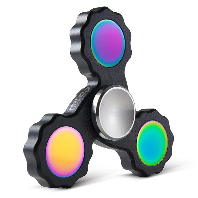 EDC Fidget Spinner Stress Relief Speelgoed Legering Tol Tip Metalen Gyro Antistress Decompressie Aandacht En Concentratie