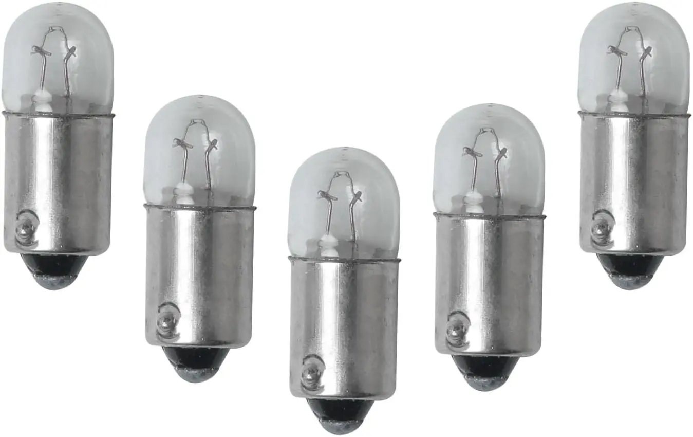 

5PCS 12V 0.25A 3W Bayonet Base Krypton Bulbs for Flashlights, Emergency Lights, and Torches