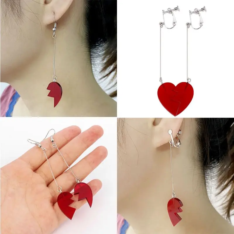 Anime JoJos Bizarre Adventure Earrings Kakyoin Noriaki Ear Clip Earring Hook Alloy Cosplay Accessories