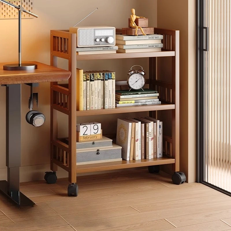 Small Save Space Bookcases Interior Fashion Vintage Room Decor Irregular Book Shelf Universal Estante Livros Trendy Furniture