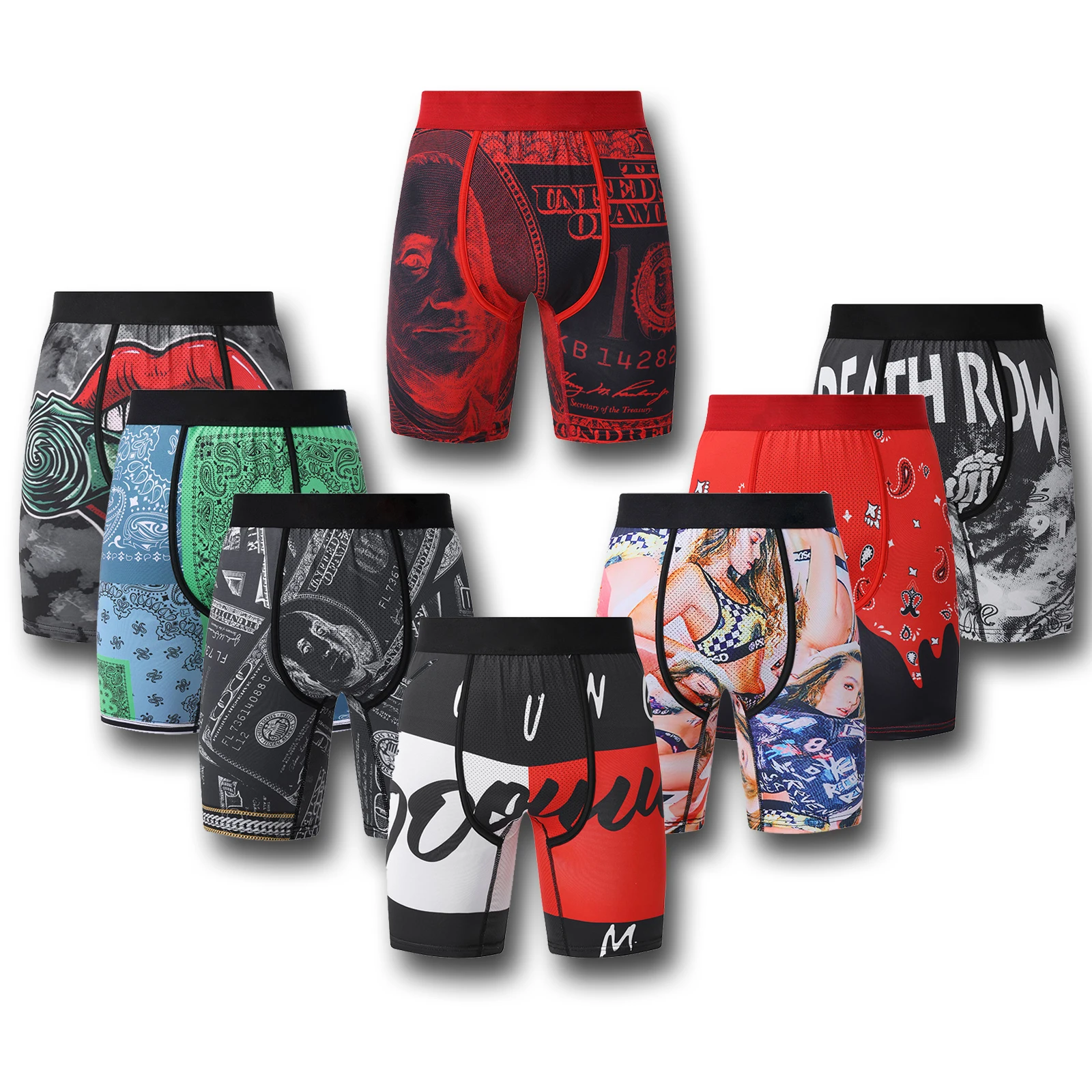 86 Colors Runtz PSD Boxer Print Men Underwear Cueca Male Panty Lingerie Men Underpants XXL Boxers Shorts Boxershorts