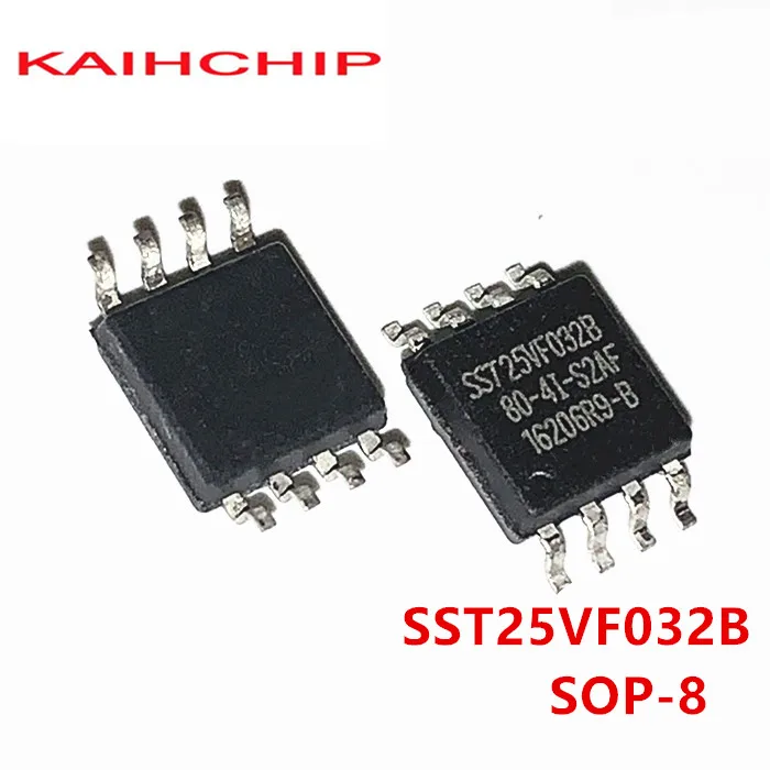 10 Uds SST25VF032B SST25VF032B-80-4I-S2AF chip de memoria SOP8