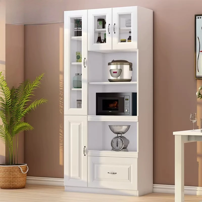 Kitchen side cabinet simple dining room sideboard cupboard cupboard microwave oven cabinet custom integrated locker 6G-220