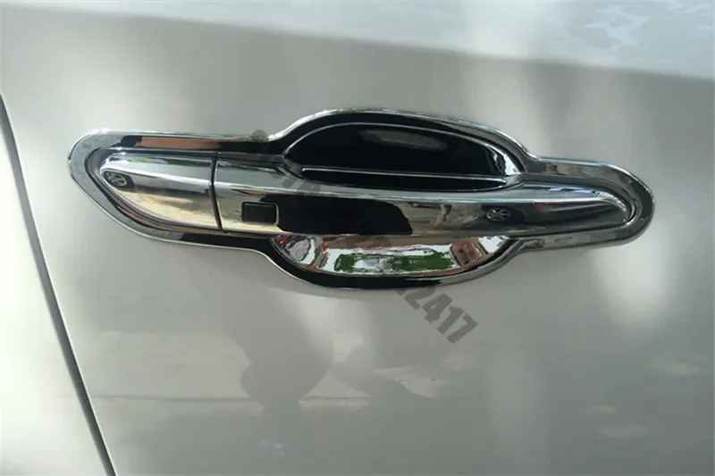 For Hyundai Tucson 2015 2016 2017 2018 2019 2020 Car Styling ABS Chrome Door Handle Covers Trim Decoration  Door Handle Bowl