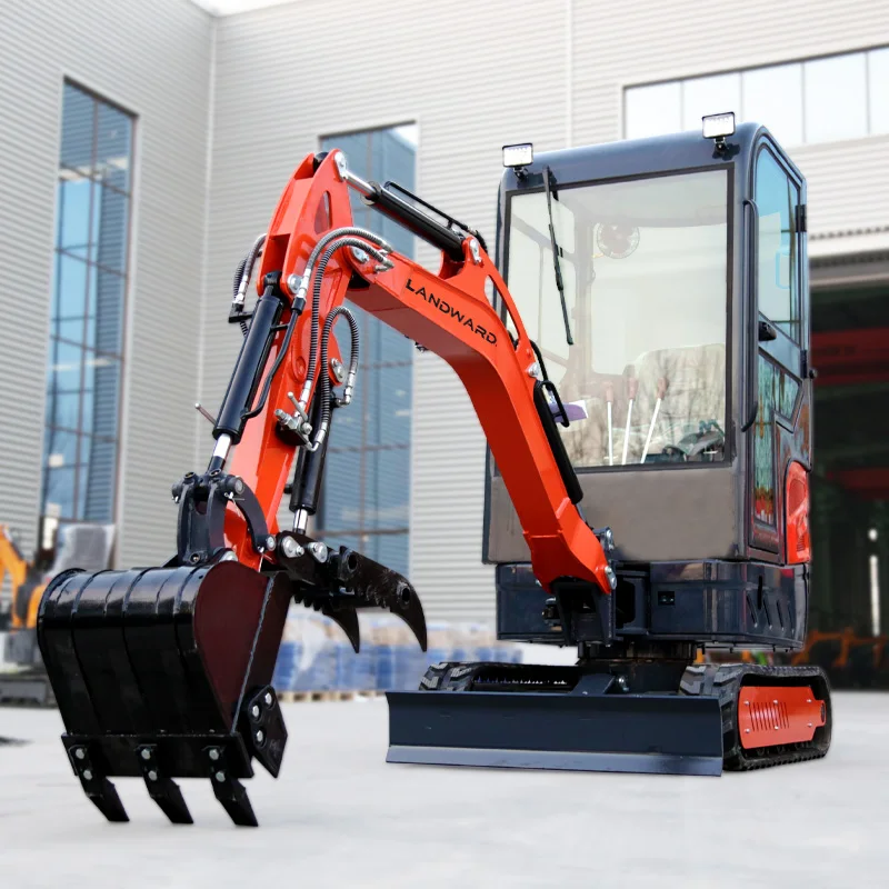 China Compact Mini Excavators 1.6 Ton Prices Mini Small Digger Free Shipping Chinese Machine Mini Crawler Excavator Customized