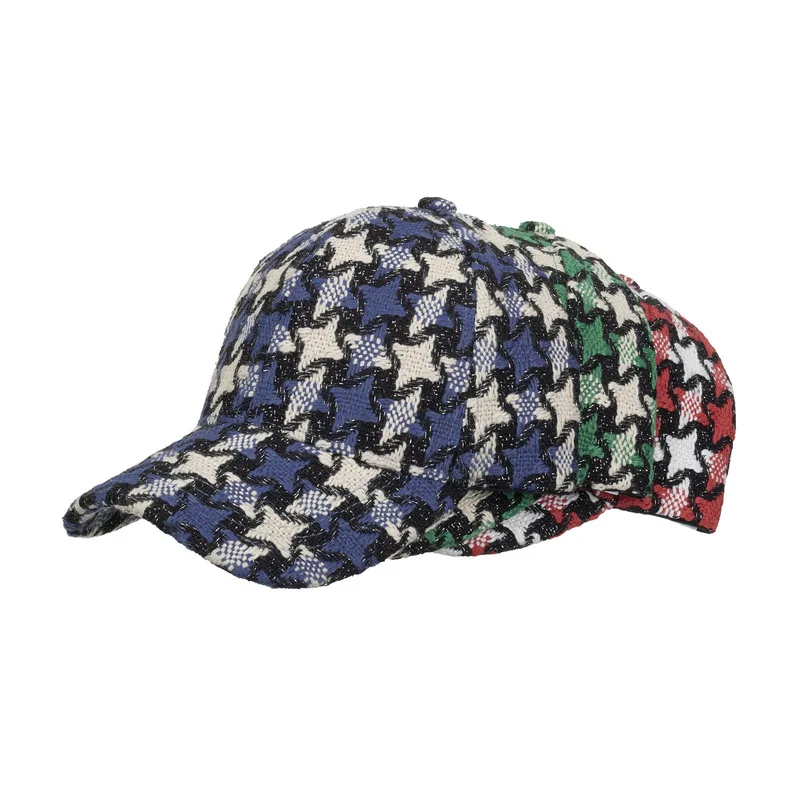 New European and American style autumn and winter four-pointed star baseball cap, unisex sun hat for men and womenB1126