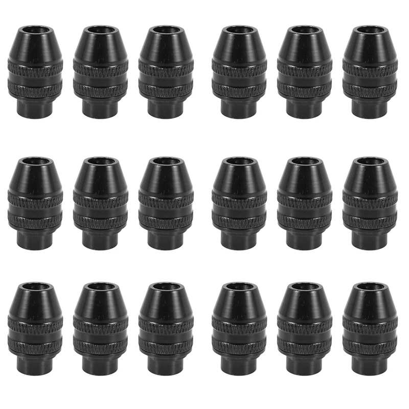 18Pcs Multi Quick Change Keyless Chuck Universal Chuck Replacement For Dremel 4486 Rotary Tools 3000 4000 7700 8200