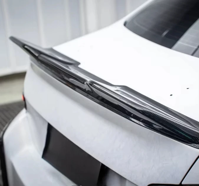 

New High Quality Carbon Fiber Rear Spoiler Trunk Lip Wing 3m Tape for M2 G87 AE DESIGN Auto Refitting Ducktail Single Deck 1
