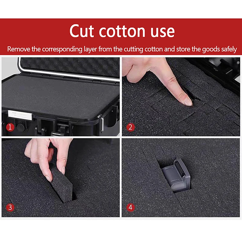 Pre-cutting Foam Insert High Density Toolbox Foam Power Tool Hard Case And Flight Grid Sponge