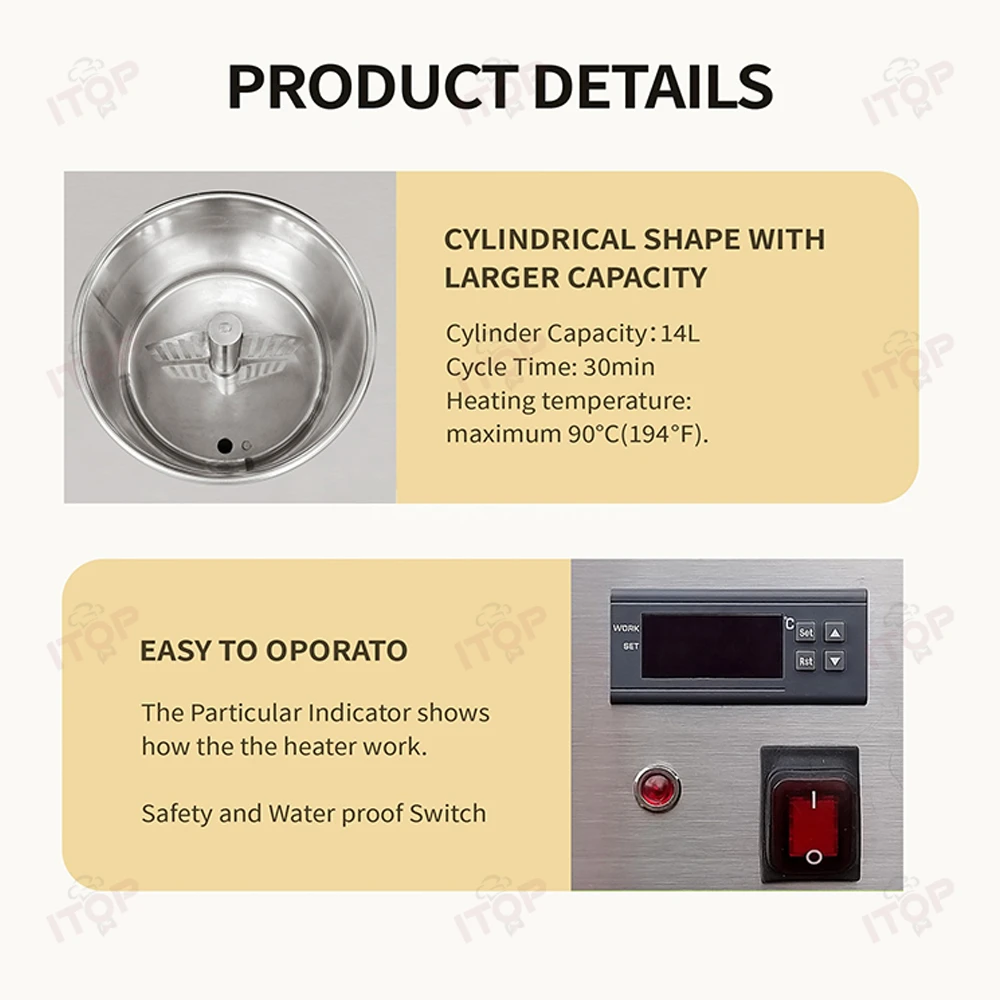 STLF JW 미니 14리터 우유 주스 살균기 식품 가공 장비용
