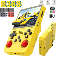 R36s 128gb Game Console 3.5 Inch IPS Screen Arkos System Portable Consoles 64G Classic Games Retro Handheld Video Gaming Player