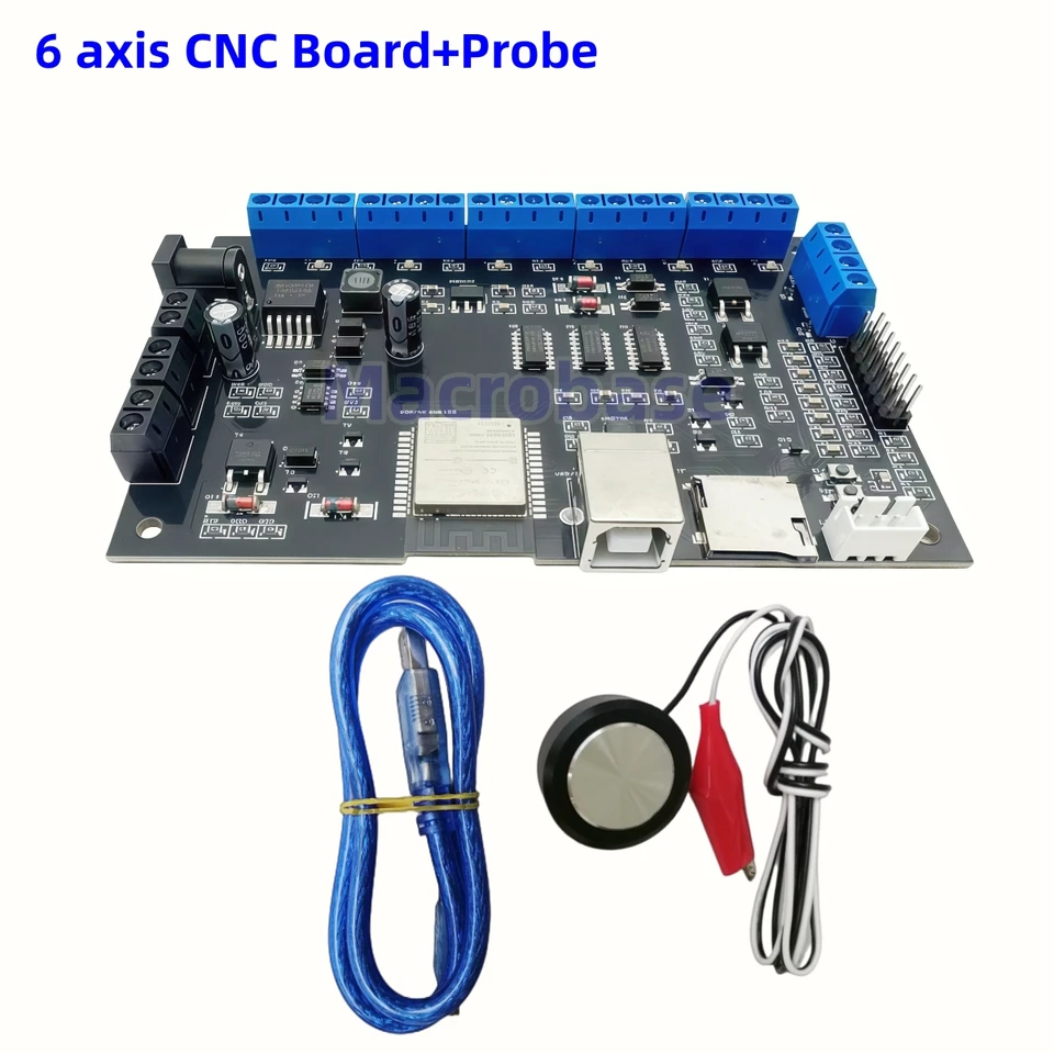 cnc controller 6 axis breakout board 32bit GRBL ESP32 wifi control
