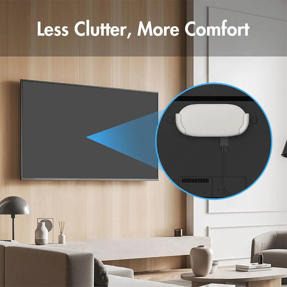 Support mural de dissipation thermique pour Google TV Streamer, Anti-chute, Choc, 4K, E9z0