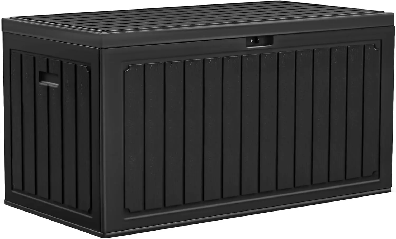 

90 Gallon Large Deck Box, Double-Wall Resin Outdoor Storage Boxes, Deck Storage for Patio Furniture, Cushions, Pool Float, G