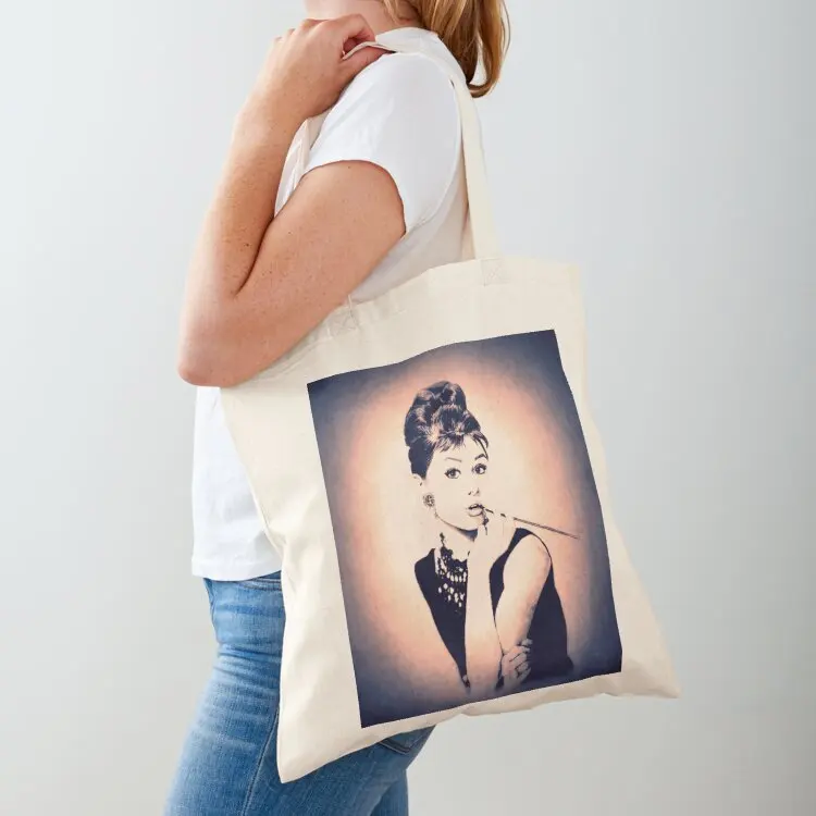 Audrey Hepburn Tote Bag shopping trolley bag canvas tote bag shopping Women bags