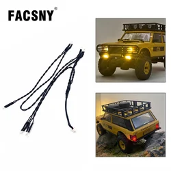 FMS FCX24m Camel Cup Range Rover 6 LED Headlight Fog Light Brakelights Set For 1/24 RC Crawler FCX24M Land Rover Defender 90 110