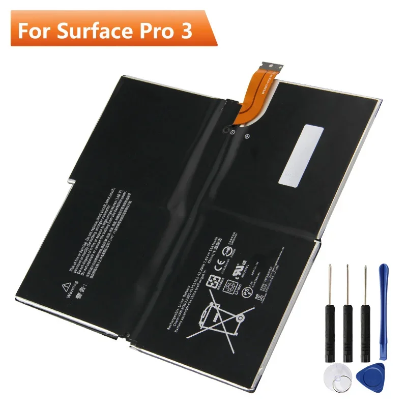 

MS011301 Сменный аккумулятор для Microsoft Surface Pro 3 Pro3 G3HTA005H G3HTA009H Аккумуляторная батарея 5547 мАч