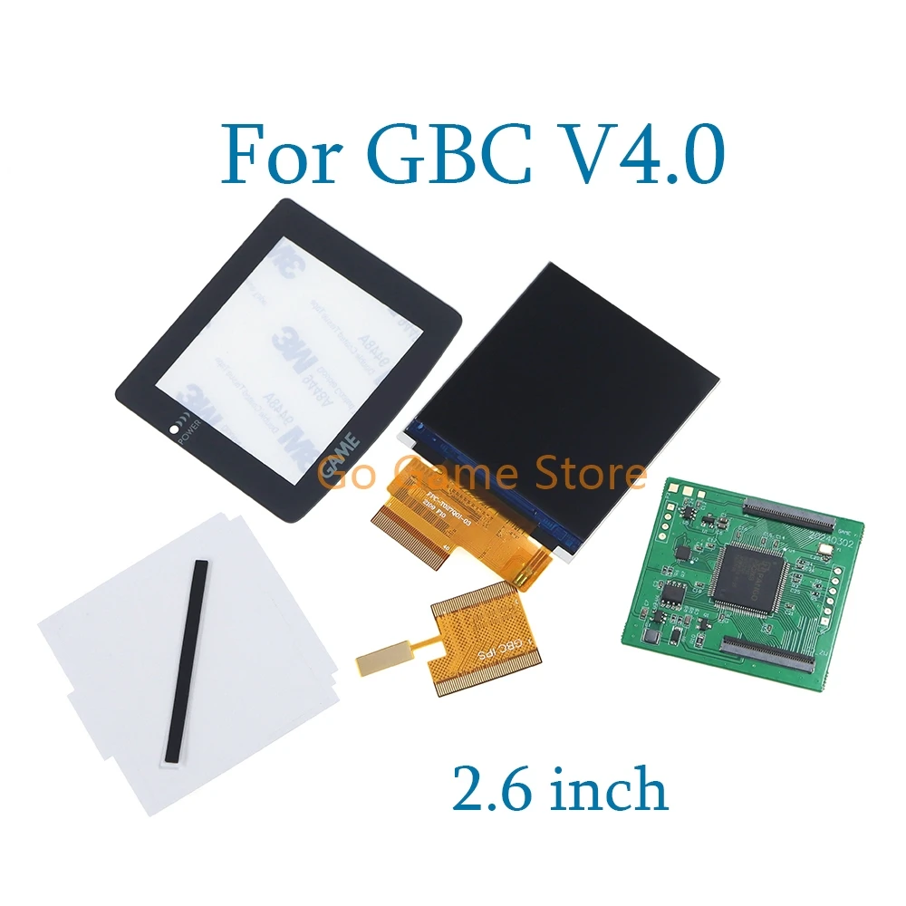 

1set For GBC V4.0 Easy to install 2.6 " IPS High Brightness LCD Screen is Suitable For Nintendo Gameboy Color GBC