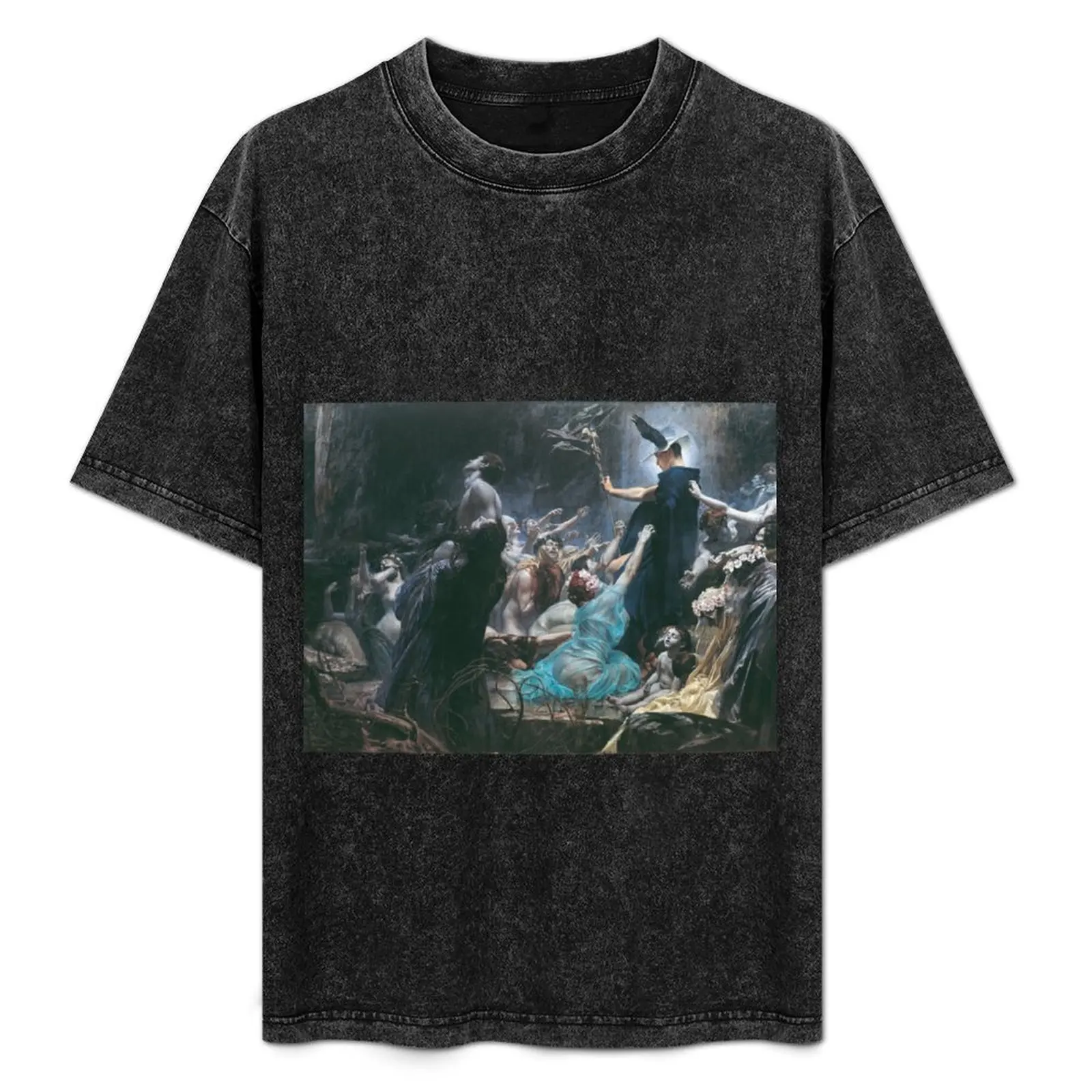 

Souls on the Banks of the Acheron by Adolf Hirémy-Hirschl T-Shirt Outdoor Working T-Shirt