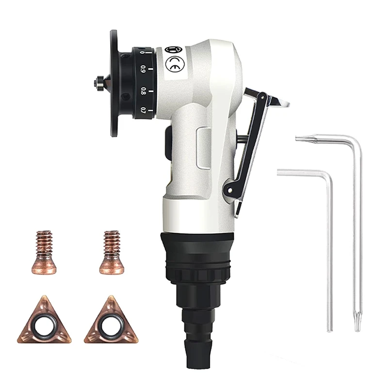 

Пневматическая машина для снятия фаски, 45-градусный конический инструмент для обрезки металла (машина для снятия фаски + вставки)