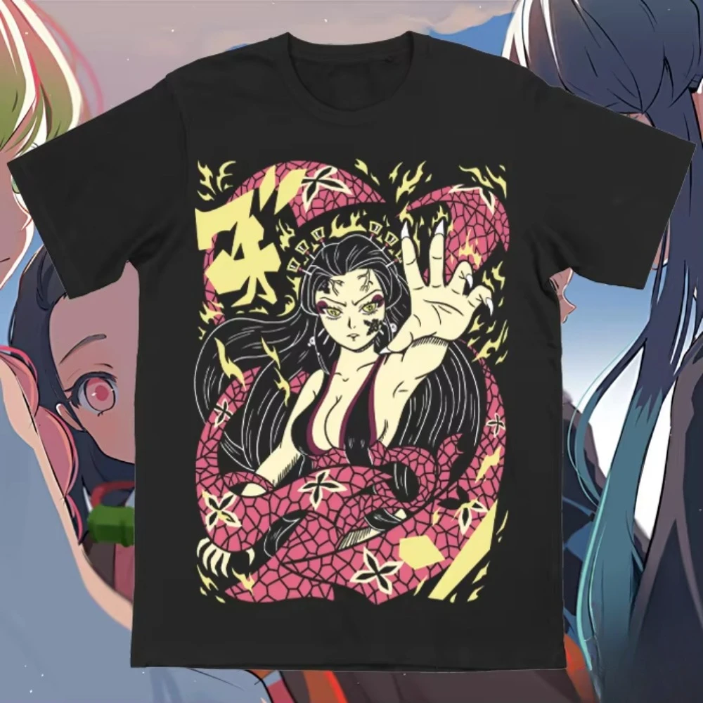 ANIME TSHIRT - Demon Slayer - Nezuko Kamado T-Shirt Anime girl cute style comics surrounding cosplay costumes