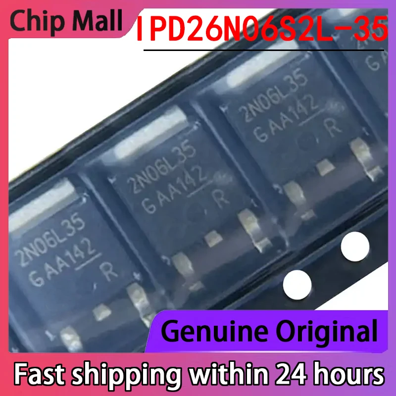

1 шт. Новый IPD26N06S2L-35 экран напечатан 2N06L3 5 посылка TO-252 полевой транзистор (МОП-транзистор)