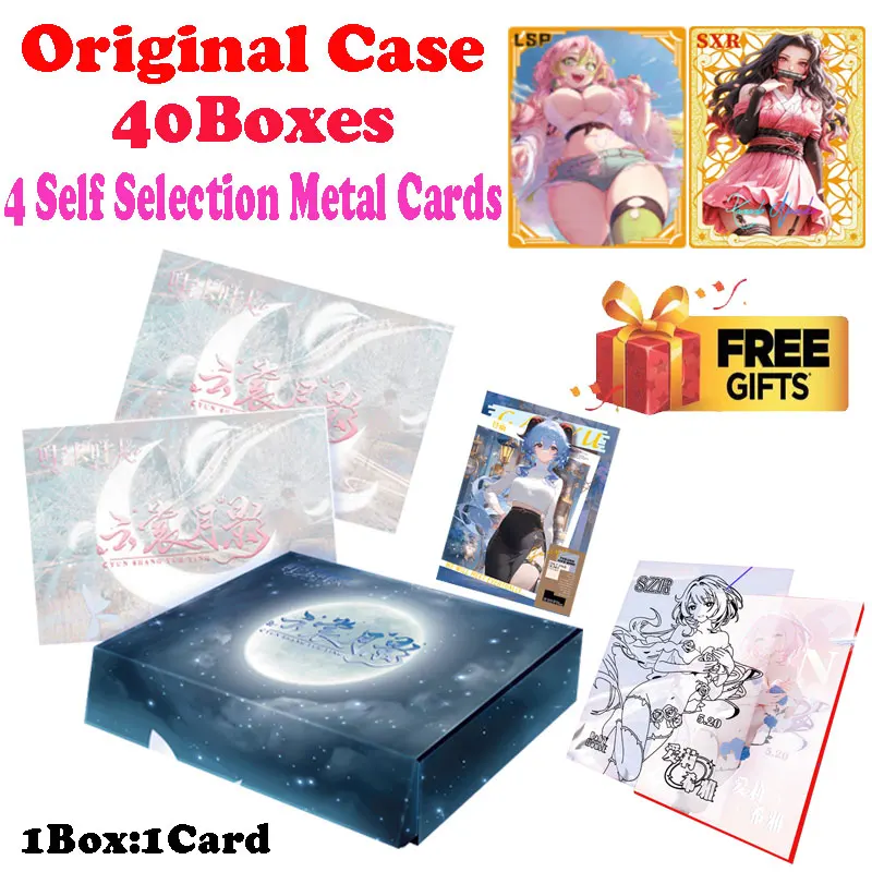 

2024Newest Yun Chang Yue Ying Collection Card Goddess Story Waifu Booster Box ACG CCG TCG Doujin Toys Chrismas Hobbies Gift