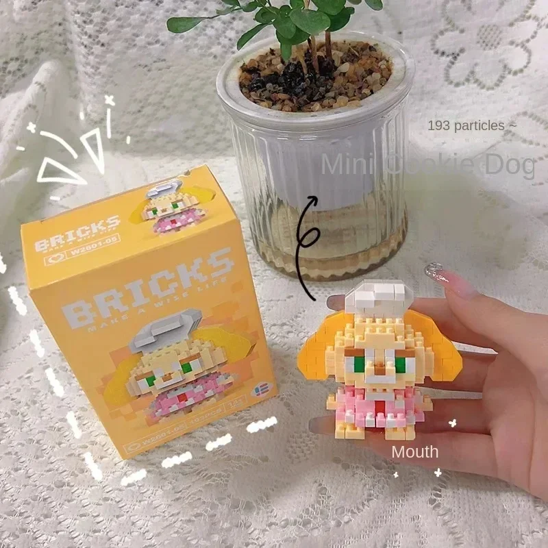 Sanrio Kouromi Cartoon-Animation Kinderpuzzle, pädagogisches Bausteinspielzeug, Belohnungsgeschenke, Montagepuppen