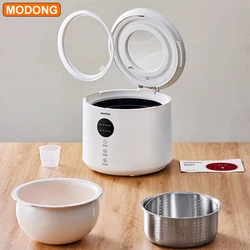 MODONG Low Sugar Rice Cooker 4L Uncoated Stainless Steel Steamer Rice Soup Separation Smart Reservation Household Rice Cooker