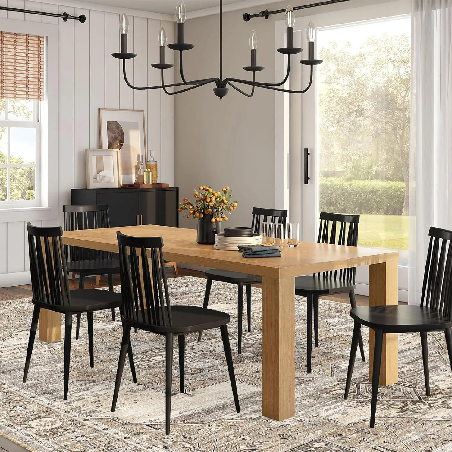 Washable 9x12 Area Rugs - Large Rugs for Living Room Stain Resistant Carpet Vintage Rugs for Bedroom with Non Slip Backing Home