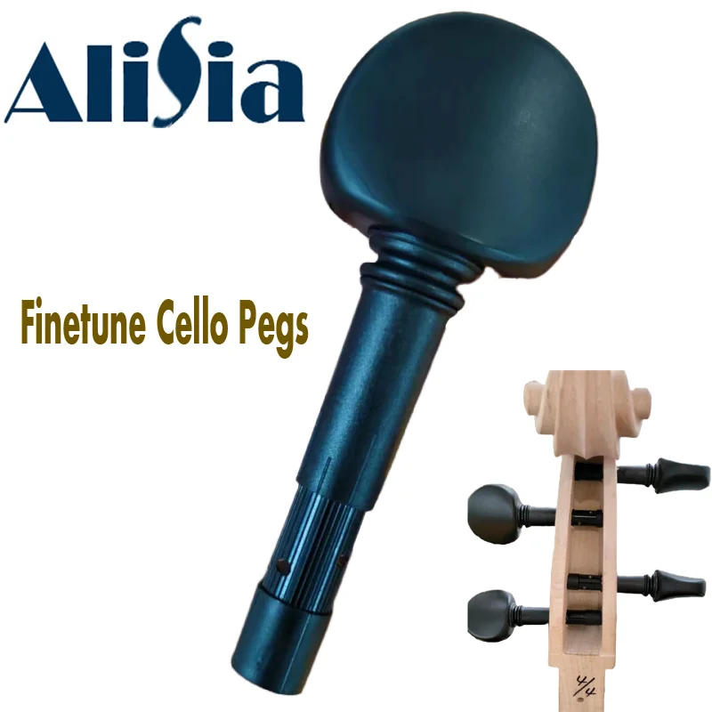 

4pcs Finetune Cello Violin string tuning Pegs High Quality 4/4 Fiddle Accessories