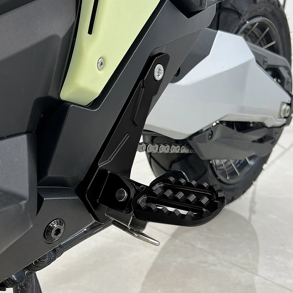 لهوندا XADV750 2021 2022 2023 2024 2025 دراجة نارية مساند القدم ربط القدم أوتاد دواسة جبل مسند القدمين الدائمة مع دواسة القدم #3