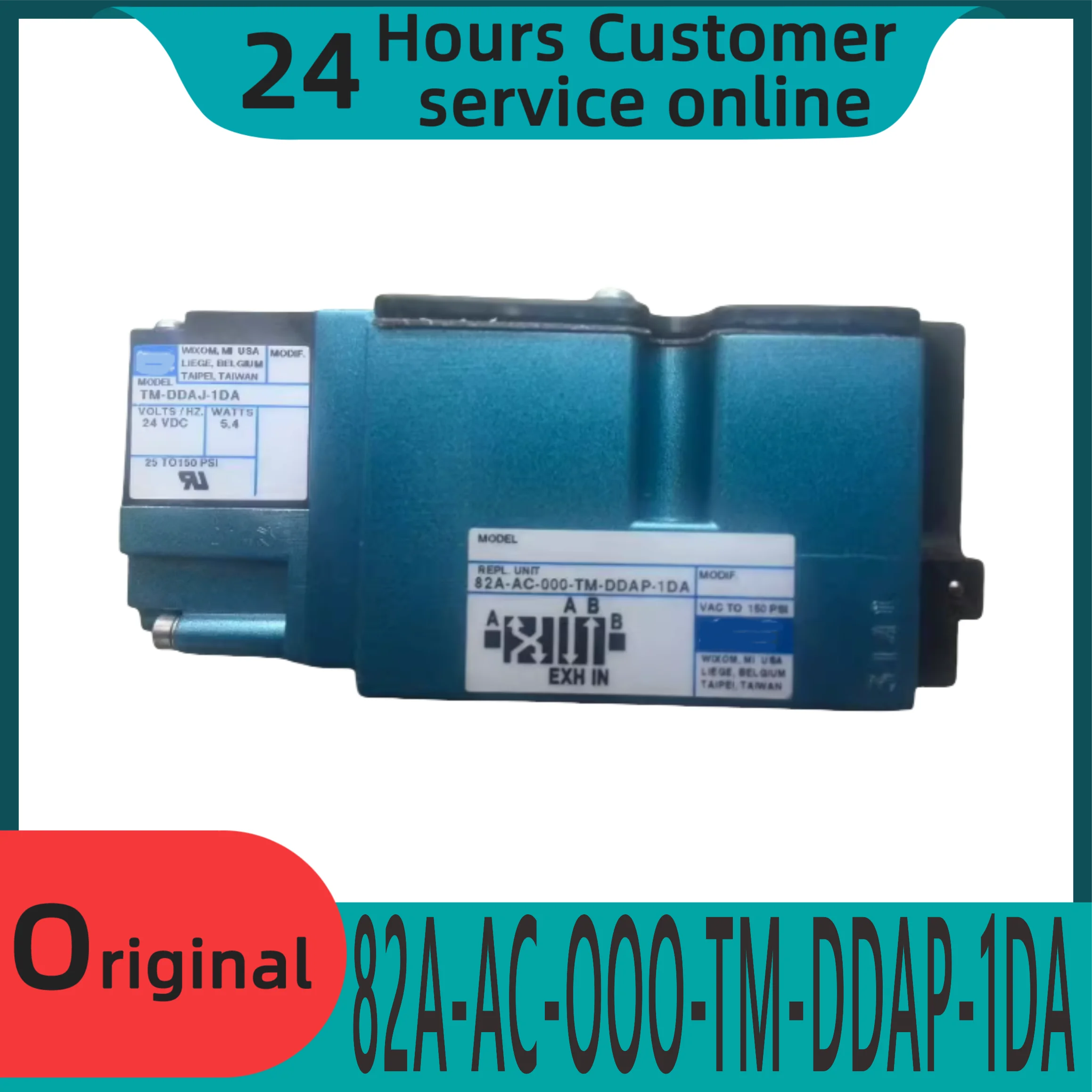 

Совершенно новый оригинальный электромагнитный клапан 82A-AC-OOO-TM-DDAP-1DA.