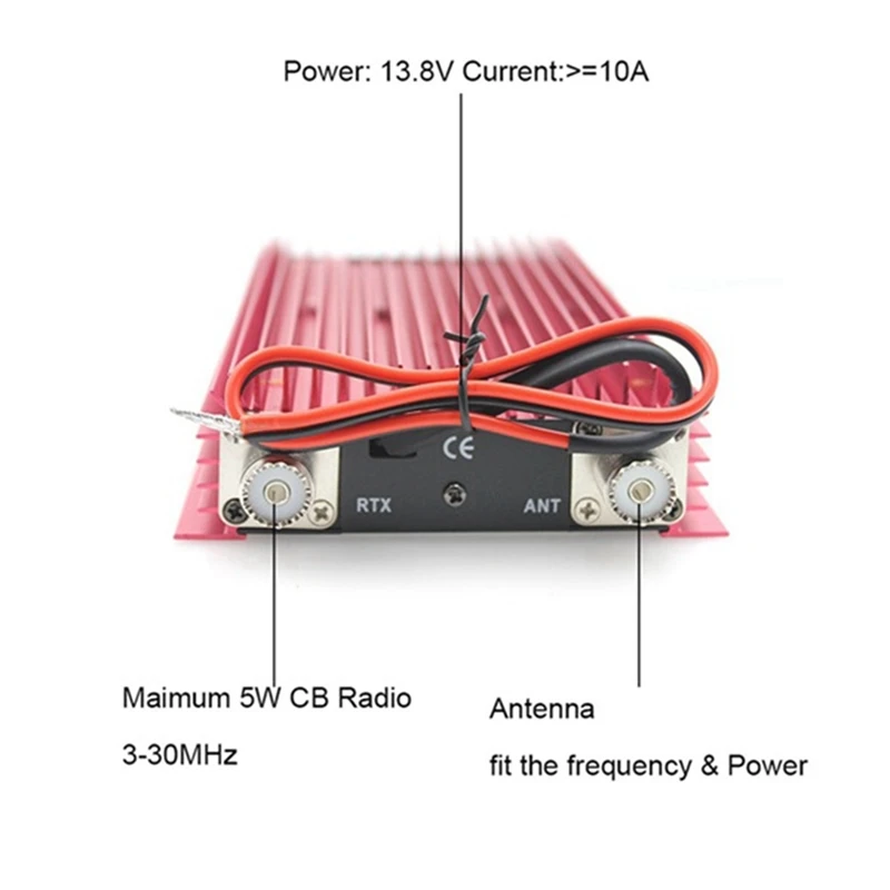 

CB Radio Power Amplifier BJ-300 HF Amplifier 3-30Mhz 100W FM 200W AM 300W SSB Walkie Talkie CB Amplifier