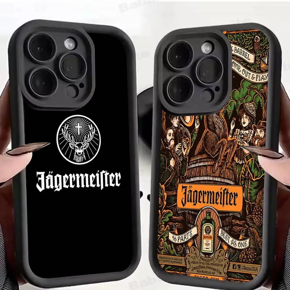 Горячая новинка: Чехол для телефона J-Jagermeisters для iPhone 17, 16, 15, 14, 13, 12, 11 Pro Max, 16E Plus, мягкий чехол INS
