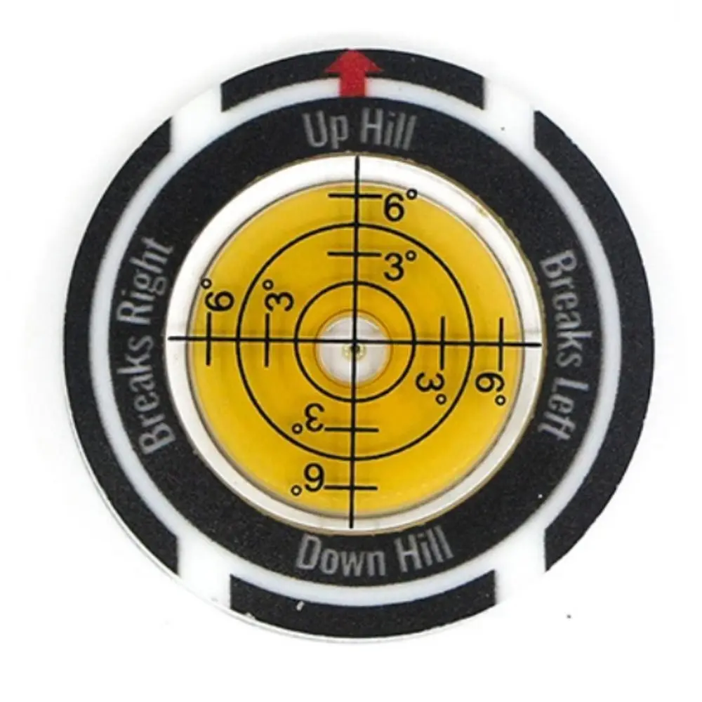 High Precision Golf Tools Leveler Clear&Transparent Training Tool Golf Slope Meter Versatile Design Ball Marker