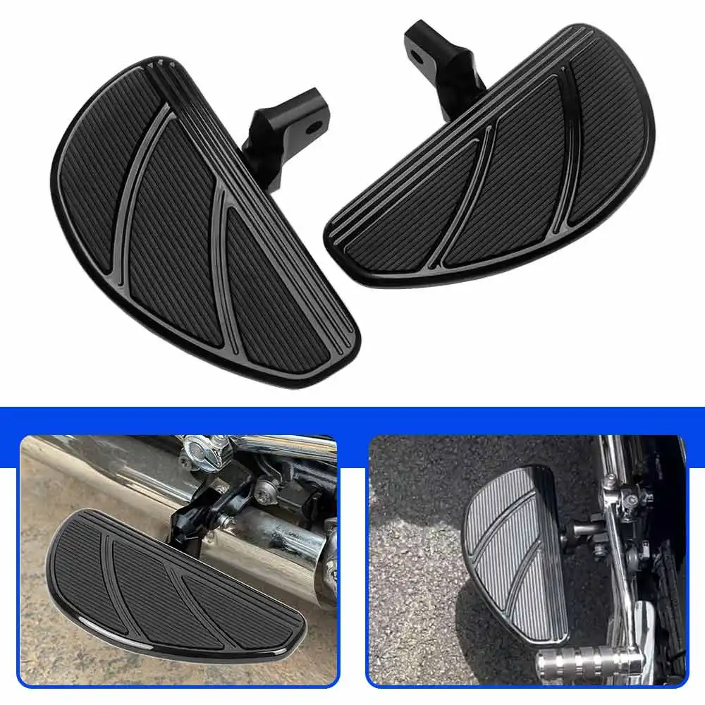 Motorcycle Front Floorboards Adjustable Footrests Fits For Bmw R18 1800 /R18 Classic 1800/R18 100 Years Edition Parts Black 2